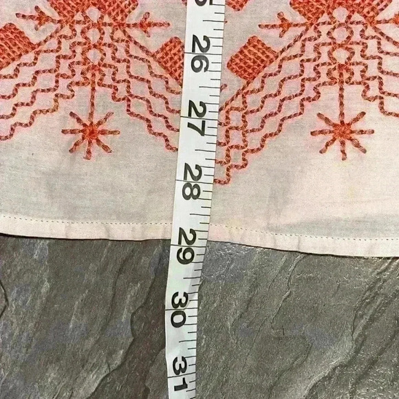 Anthro Holding Horses Mayflower embroidered shirt sz 16 - Picture 8 of 11